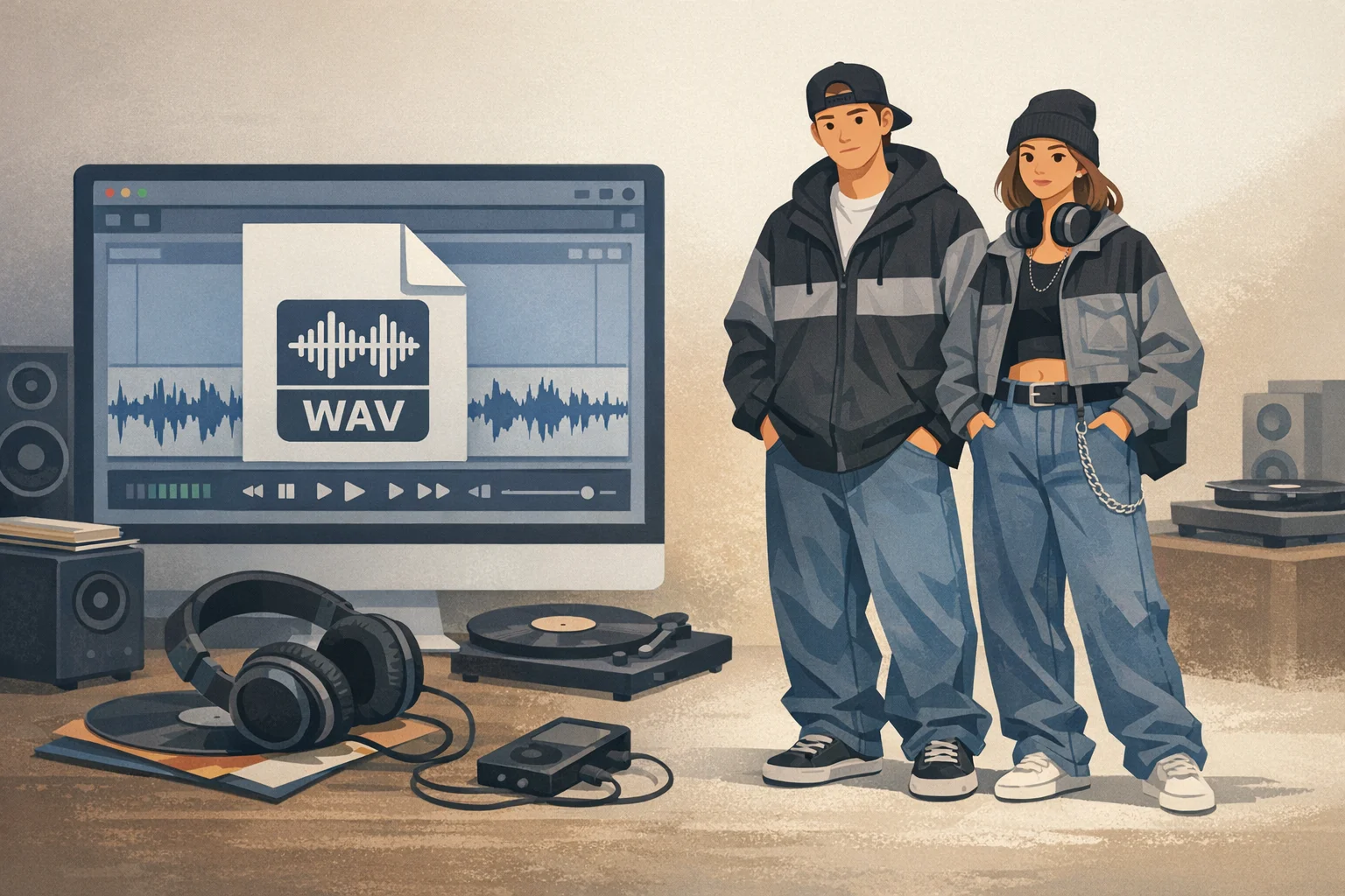 Quelle est l'origine du style WAV et son lien avec la musique ?