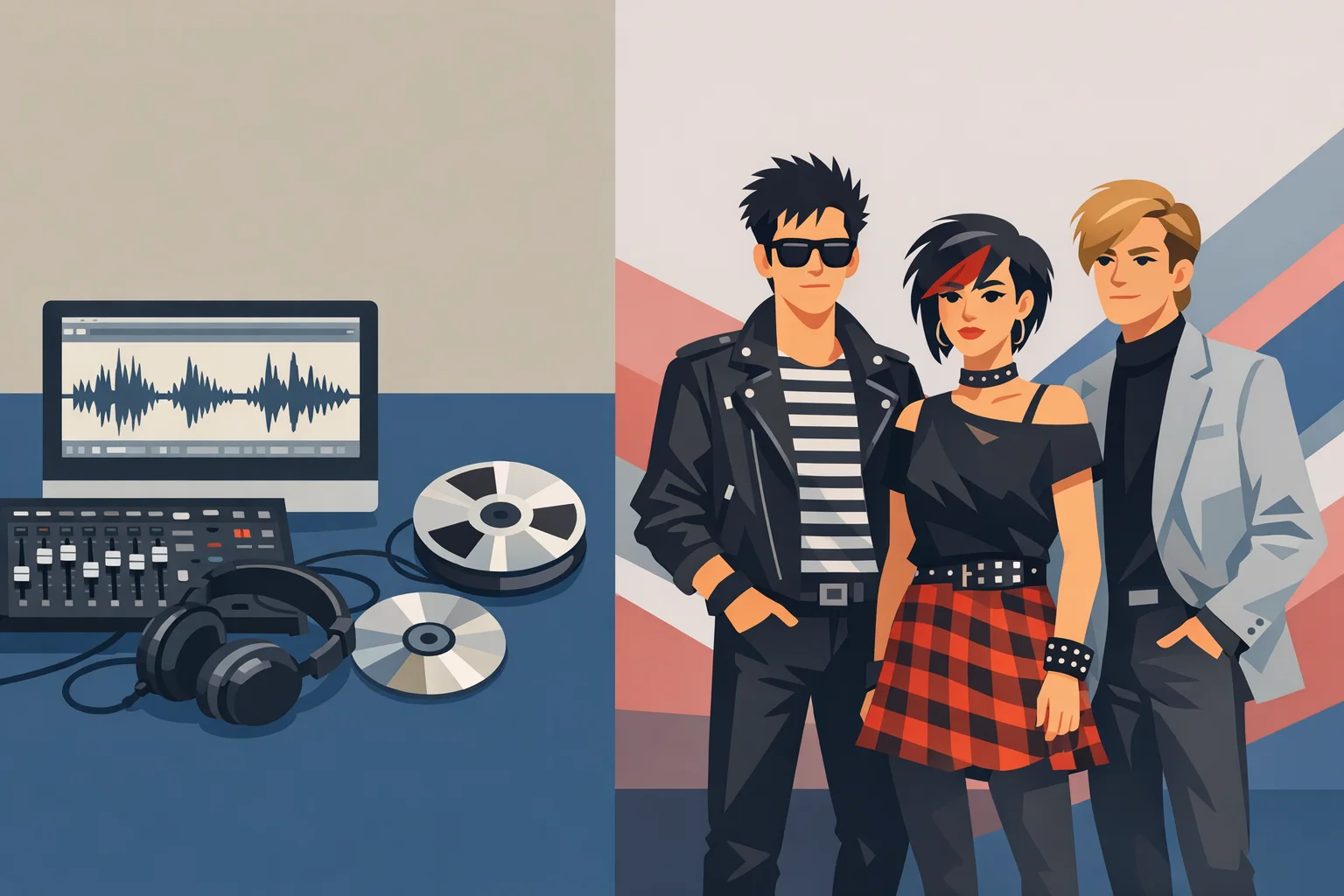 Quelles différences y a-t-il entre le WAV et le style New Wave des années 80 ?