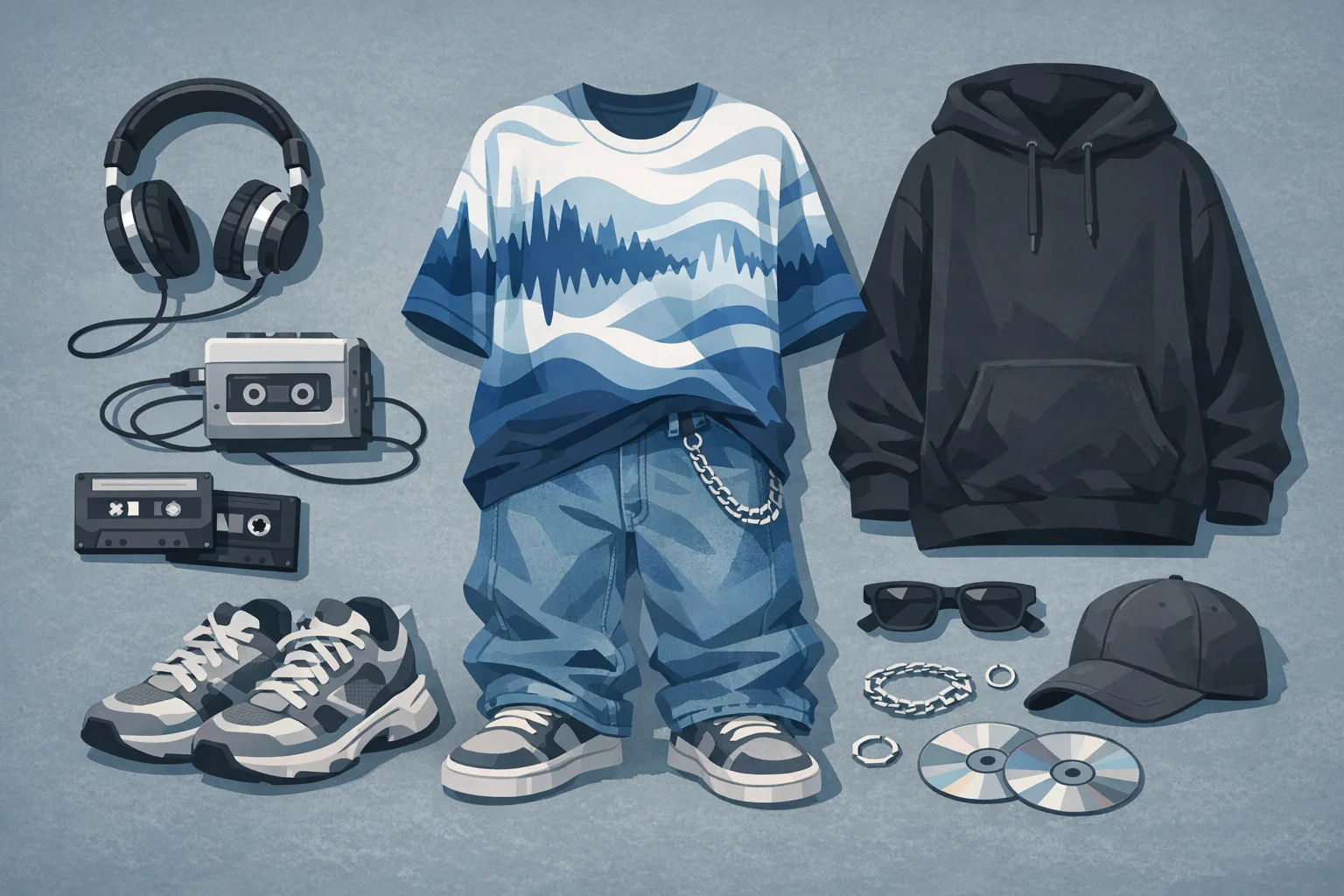 Quels éléments de mode sont typiques du style WAV ?